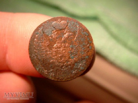 Moneta 1 grosz z 1839.