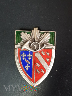Odznaka 1 Pułku Kawalerii armii francuskiej