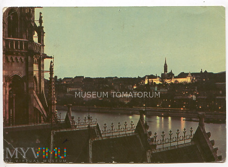 Duże zdjęcie Budapest - Widok na miasto - 1963