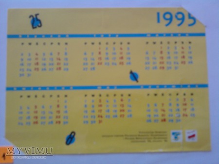 Kalendarzyki 1995