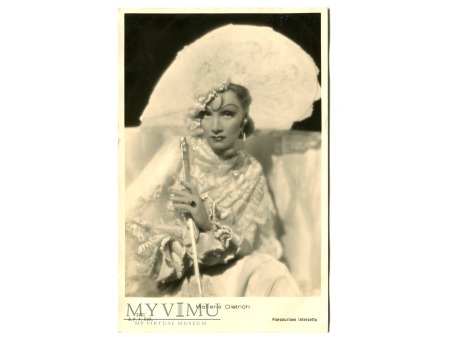 Duże zdjęcie Marlene Dietrich Ballerini Fratini Postcard 2771