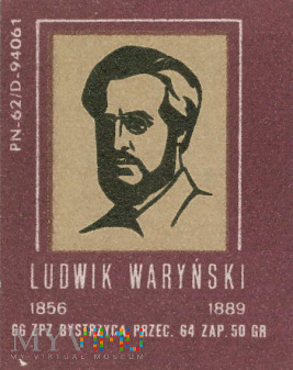 Etykieta zapałczana - Ludwik Waryński