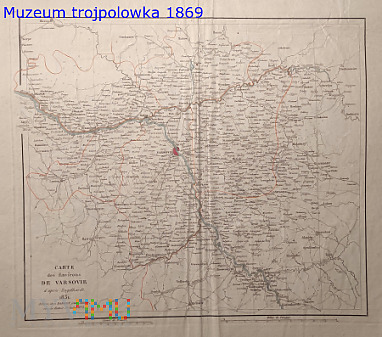 Plan okolic Warszawy z 1831 roku.