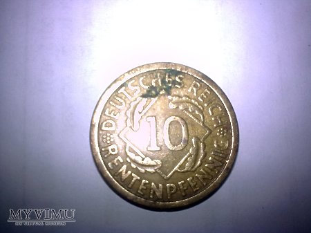 1924 dziesięć pfennig