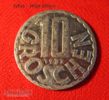 10 GROSCHEN - Austria (1977)