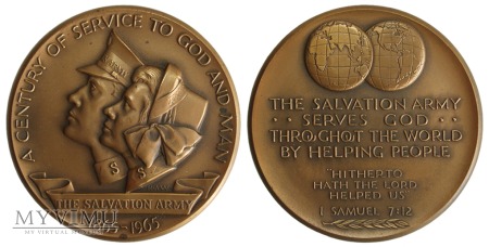 100-lecie Armii Zbawienia medal 1965