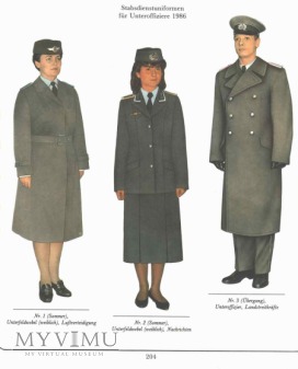 Grenztruppen DDR: Mundur kobiecy ze spódnicą