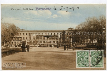 W-wa - Ogród Saski - Fontanna - 1900-1910