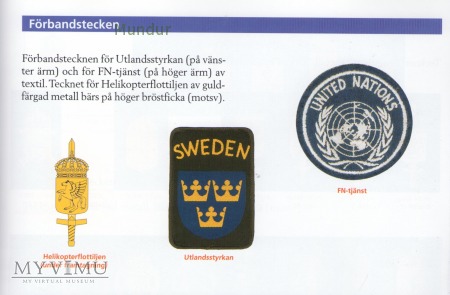 Szwedzkie oznaki ONZ