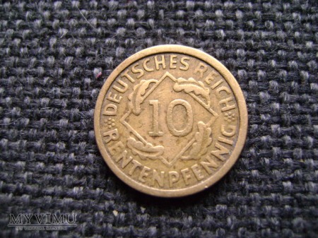 10 pfennigów 1924 G