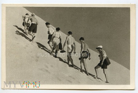 Duże zdjęcie Łeba - wydmy - lata 50-te - Puchalski
