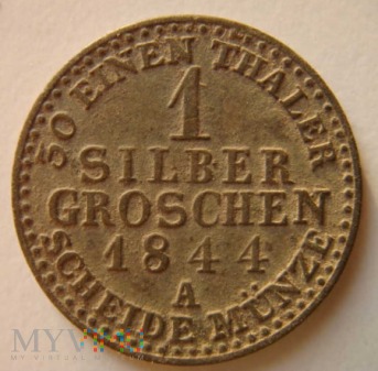 1 SilberGroschen, 1844 A