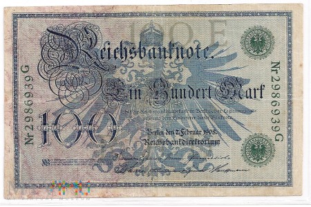 Niemcy.12.Aw.100 mark.1908.P-34