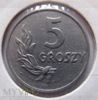 5 groszy - 1949 r. Polska