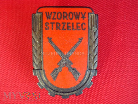 Duże zdjęcie Odznaka "Wzorowy Strzelec" wzór 1953