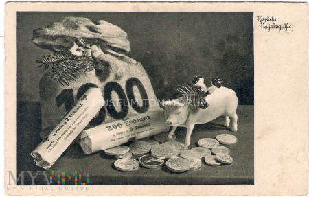 Świnka Noworoczna - lata 30-te