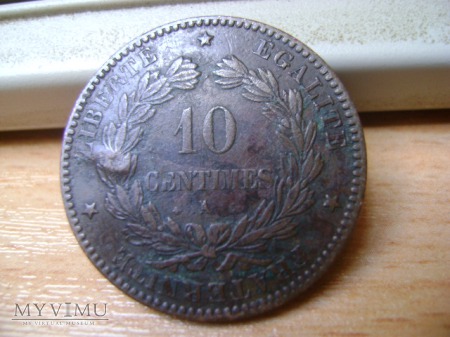 10 centimes 1876