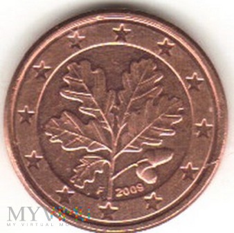 1 EURO CENT 2009 F
