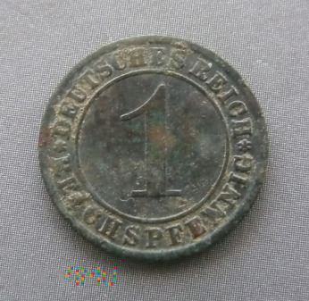 Moneta Reichspfennig 1931