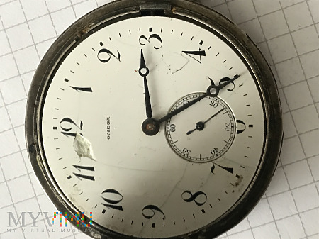 zegarek kieszonkowy Omega srebro 800