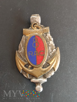 Odznaka 8 Pułku Artylerii Kolonialnej - Francja