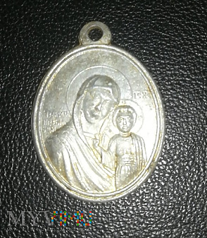 Duże zdjęcie Medalik prawosławny Matka Boża Kazańska