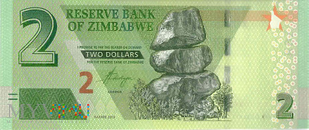 Zimbabwe - 2 dolary (2019)