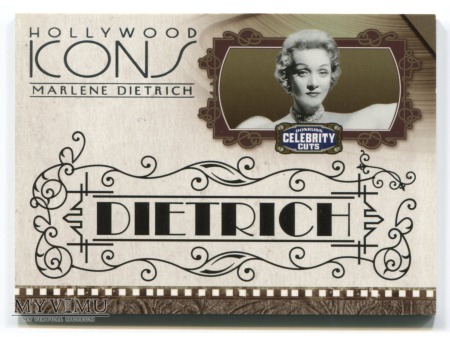 Marlene Dietrich karta kolekcjonerska nr 73 i 45