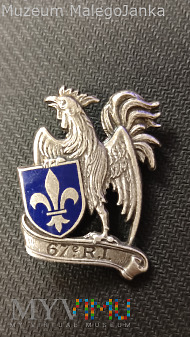 Odznaka 67 Pułku Piechoty Armii Francuskiej