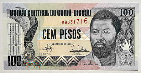 Gwinea Bissau 100 pesos 1990