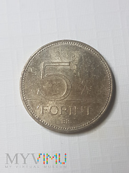 Węgry- 5 forintów 2016 r.