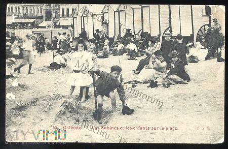 Ostenda - Plaża - 1908