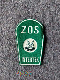 Naszywka ZOS służby porządkowo-ochronnej Intertex