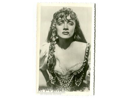 Duże zdjęcie Marlene Dietrich Celuloide Stars Pocztówka 125 B