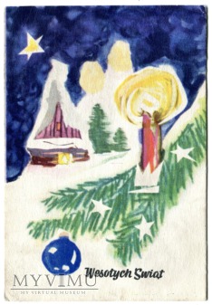 Duże zdjęcie 1961 Eugeniusz STEC Boże Narodzenie Święta