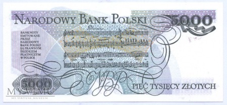 5000 złotych - 1988.