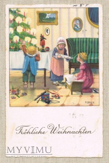 1936 niemiecka pocztówka z motywem dziadka