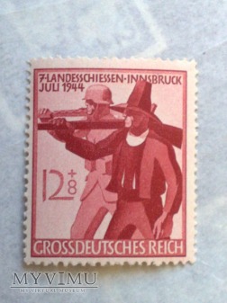Mistrzostwa Strzeleckie w Innsbrucku znaczek nr.2