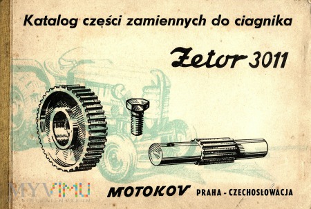 Zetor 3011 - Katalog części zamiennych