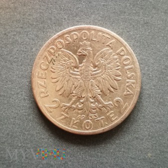 2 złote Polonia (głowa kobiety) 1933