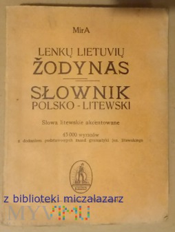 Duże zdjęcie Słownik polsko-litewski
