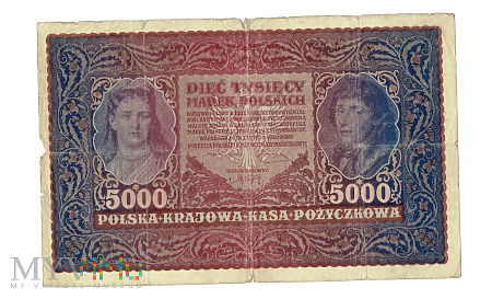 Polska - 5000 marek polskich 1920r.