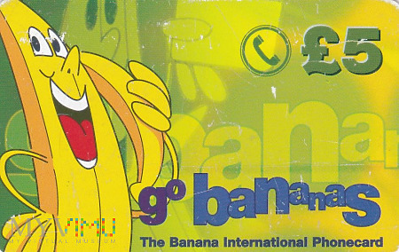 Karta telefoniczna - Go Bananas - £5