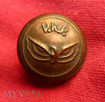 Guzik kolejowy wz. 1954 16mm ŁZG
