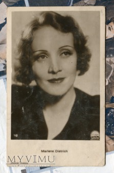 Marlene Dietrich Polonia Kraków pocztówka 16