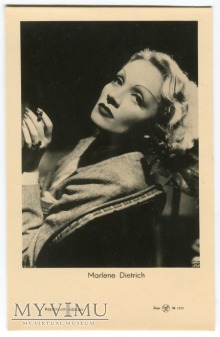 Duże zdjęcie Marlene Dietrich Łotwa papierosek EMBR 1313