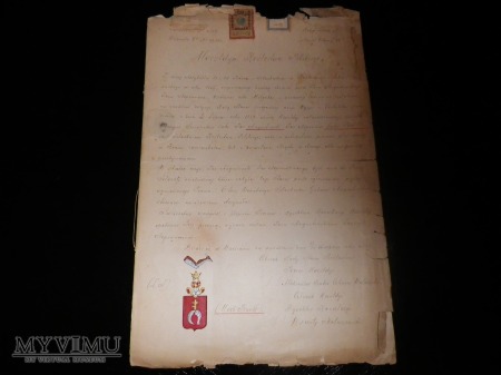 Dokumenty z Heroldyi Królestwa Polskiego