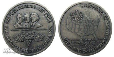 200 lat niepodległości USA medal 1776-1976