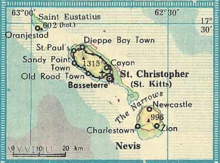 Nevis i St.Christopher