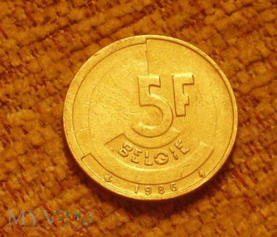 5 franków 1986r